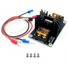 MOS25 12V to 50V 25A 3D printer heat bed power extension module with cable
