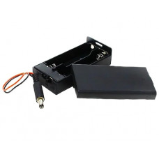 18650 Holder 2 CELL with cover and ON/OFF Switch With  DC Jack