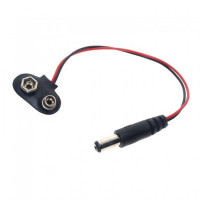 9V Battery Snap with DC Jack Male