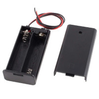 AA x 2 Battery Holder With Cover and ON/OFF Switch