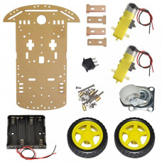 2 Wheel BO Motor Transparent Robot Smart Car Chassis Kit