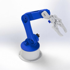 3D Printed Robot Arm and Gripper without Servo 