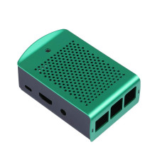 Aluminum Case Metal Shell Support Raspberry Pi 4 Model B and B plus (Green) - RS2389