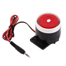 DC 12V Wired Mini Horn Siren Home Security Sound Alarm System 120DB Anti-theft Speaker Buzzer