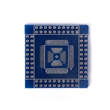 QFN/ TQFN/ LQFP QFP 16-80 PIN Switch Over DIP Double-sided PCB Adapter