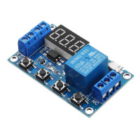 Timer With Relay 6V-30V 1-Channel Power Relay Module with Adjustable Timing Cycle Timer With Relay 6V-30V 1-Channel Power Relay Module with Adjustable Timing Cycle