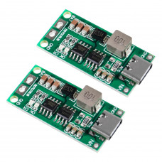 2S 8.4V 1A 18650 Lithium Battery Charger Module Type C