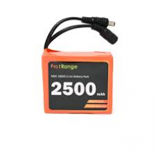 Orange NMC 18650 11.1V 2500mAh 3C 3S1P Li-Ion Battery Pack With DC Jack Male & female