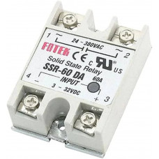 DC To AC SSR-60DA Solid State Relay Module 3-32 VDC /24-380VAC 60A