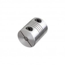Aluminium Flexible Coupling bore: 8mmX10mm OD:25mm x L:32mm
